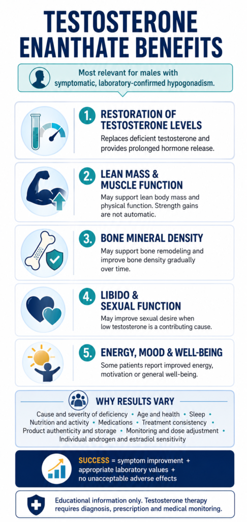 Testosterone Enanthate Benefits