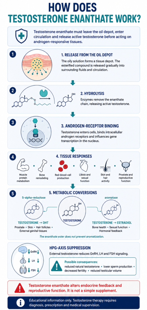How Does Testosterone Enanthate Work?