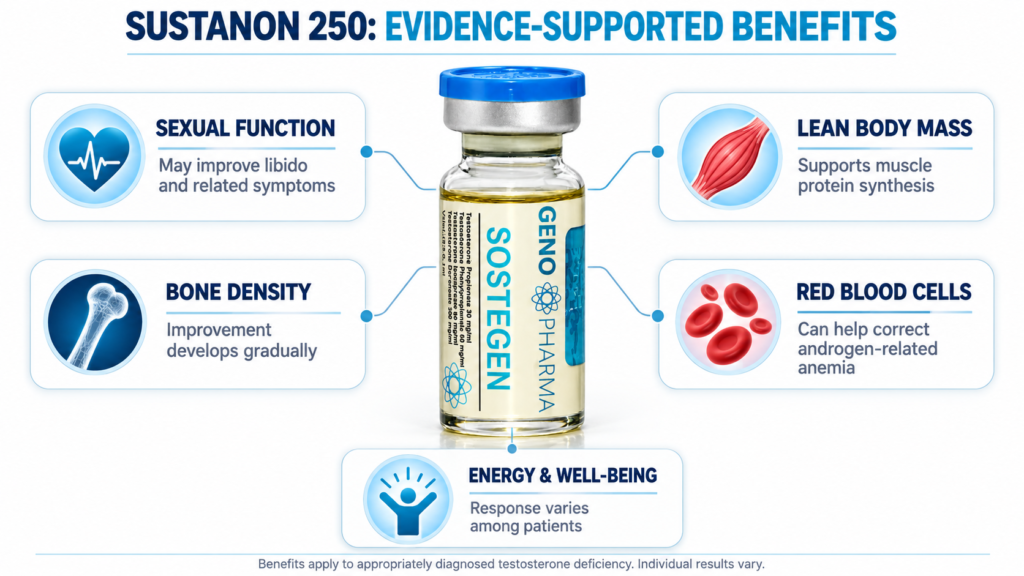 Sustanon 250 Benefits: What the Evidence Supports