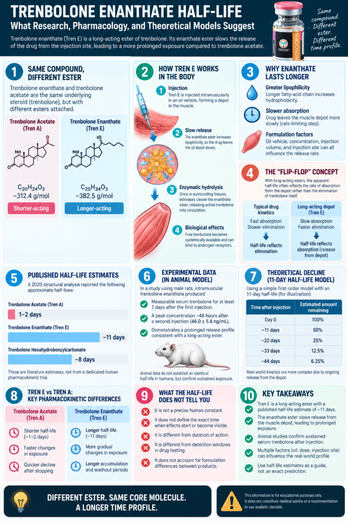 Trenbolone Enanthate Half-Life: What Research, Pharmacology, and Theoretical Models Suggest